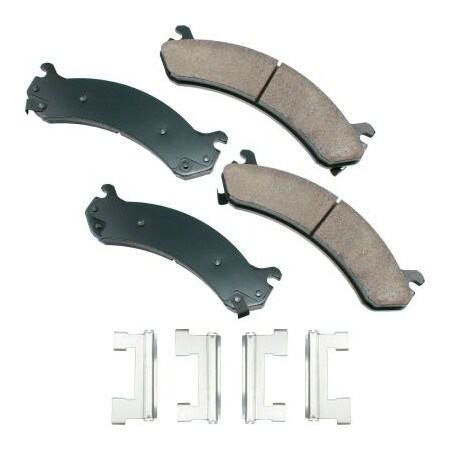 Akebono Akebono AKACT784 ProACT Ultra Premium Ceramic Disc Brake Pad Kit AKACT784